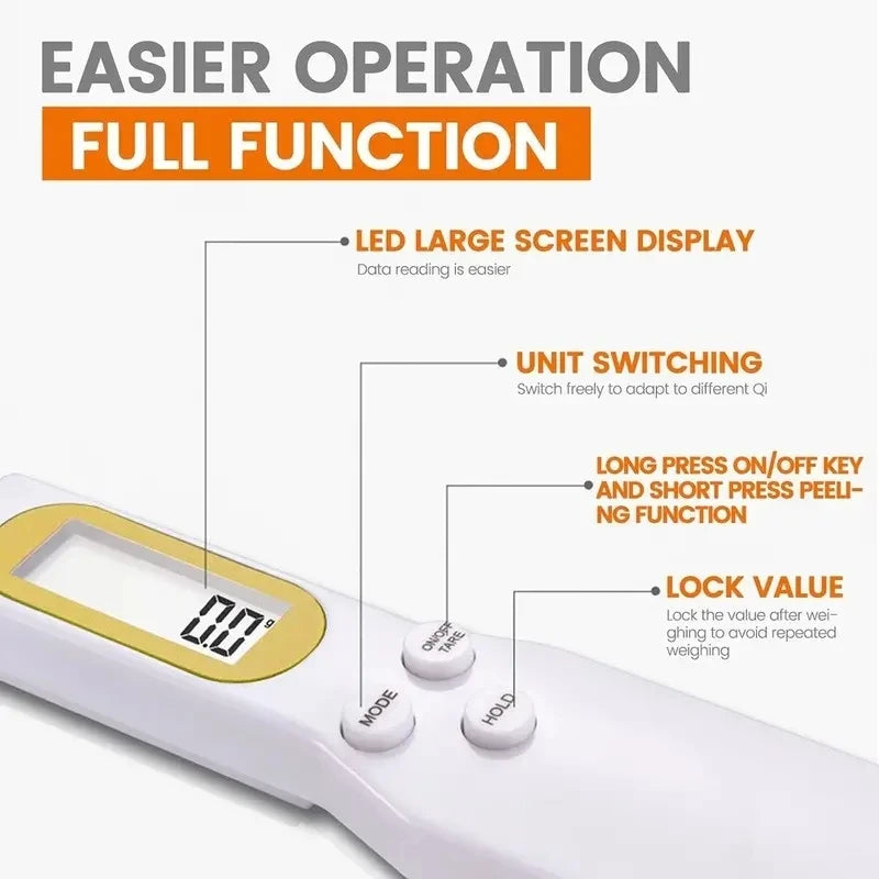 Digital Kitchen Scale Mini Spoon Scale LCD Electronic Food Scale