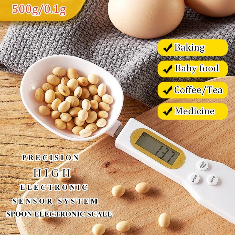 Digital Kitchen Scale Mini Spoon Scale LCD Electronic Food Scale